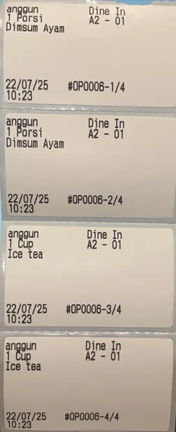 Cara cetak label pesanan baru